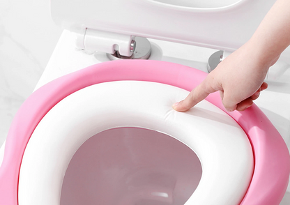 Children Toilet Seat & Ladder Toddler Training Step Up Easy Fold Down For Kids