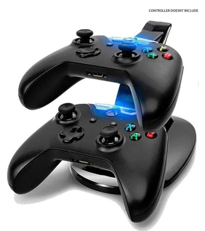 DUAL USB CHARGER DOCKING STATION CHARGING STAND FOR XBOX ONE CONTROLLER