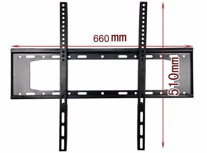 SLIM TV WALL BRACKET MOUNT FLAT FOR LED LCD OLED QLED 58 60 65 70 32 TO 71 INCH