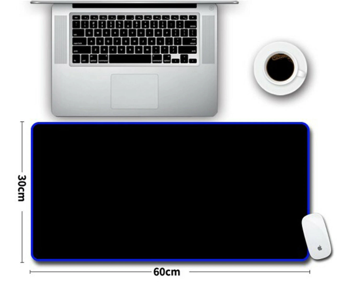 60CM x 30CM EXTRA LARGE XL GAMING MOUSE PAD MAT FOR PC MACBOOK LAPTOP ANTI-SLIP