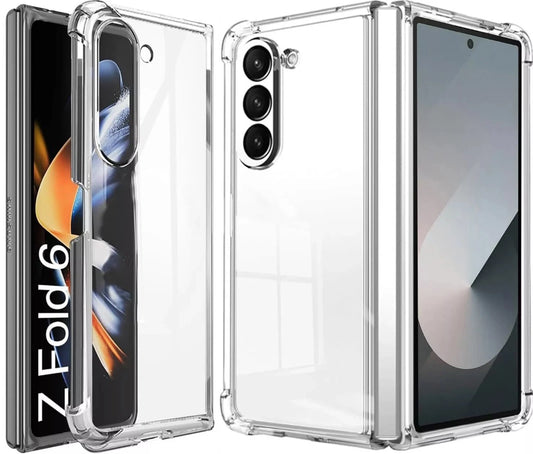 Clear Case for Samsung Galaxy Z Fold 6 Shockproof Bumper Phone Case Cover