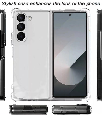 Clear Case for Samsung Galaxy Z Fold 6 Shockproof Bumper Phone Case Cover