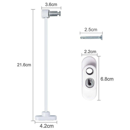 Window Door Cable Restrictor Child Safety Lock UPVC PVC Key Lockable White UK