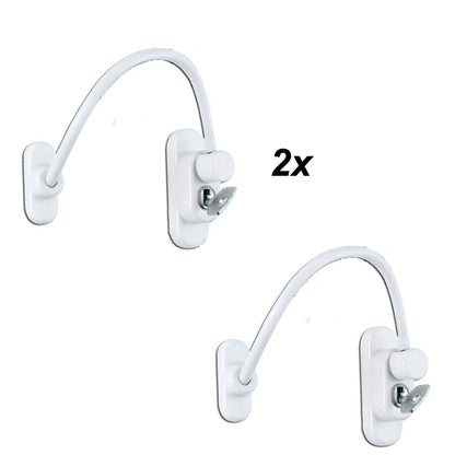 Window Door Cable Restrictor Child Safety Lock UPVC PVC Key Lockable White UK