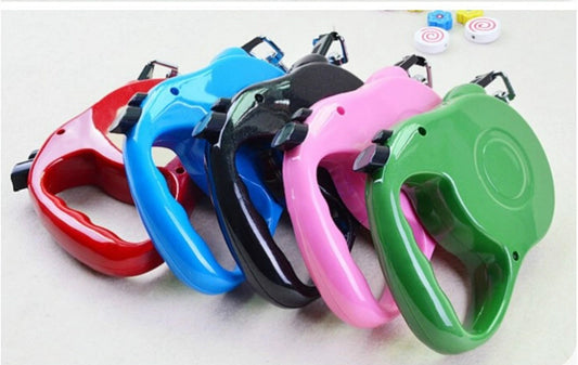 3m 5m 8m STRONG RETRACTABLE DOG PET LEAD LEASH + LOCK SUPPORT UK SELLER