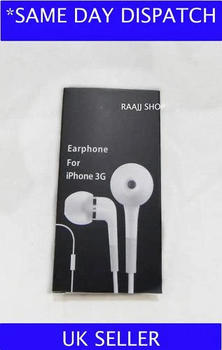 IN EAR HEADPHONE EARPHONES WITH MIC FOR IPHONE 2G 3GS 4 4S 5 5S 6 6S ipad