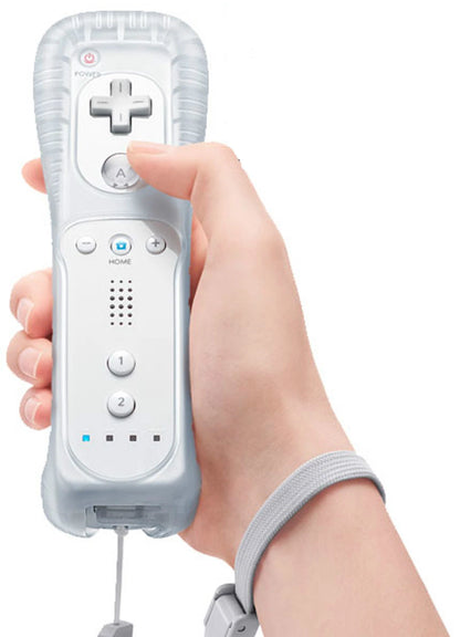 REMOTE CONTROLLER FOR NINTENDO WII U + SILICON + STRAP + WARRANTY NEW WHITE