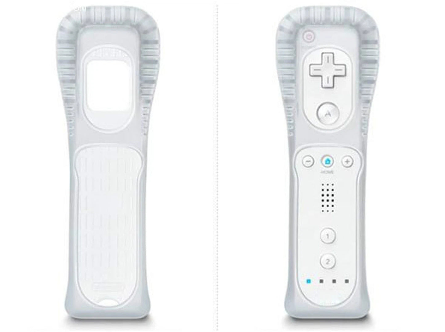 REMOTE CONTROLLER FOR NINTENDO WII U + SILICON + STRAP + WARRANTY NEW WHITE