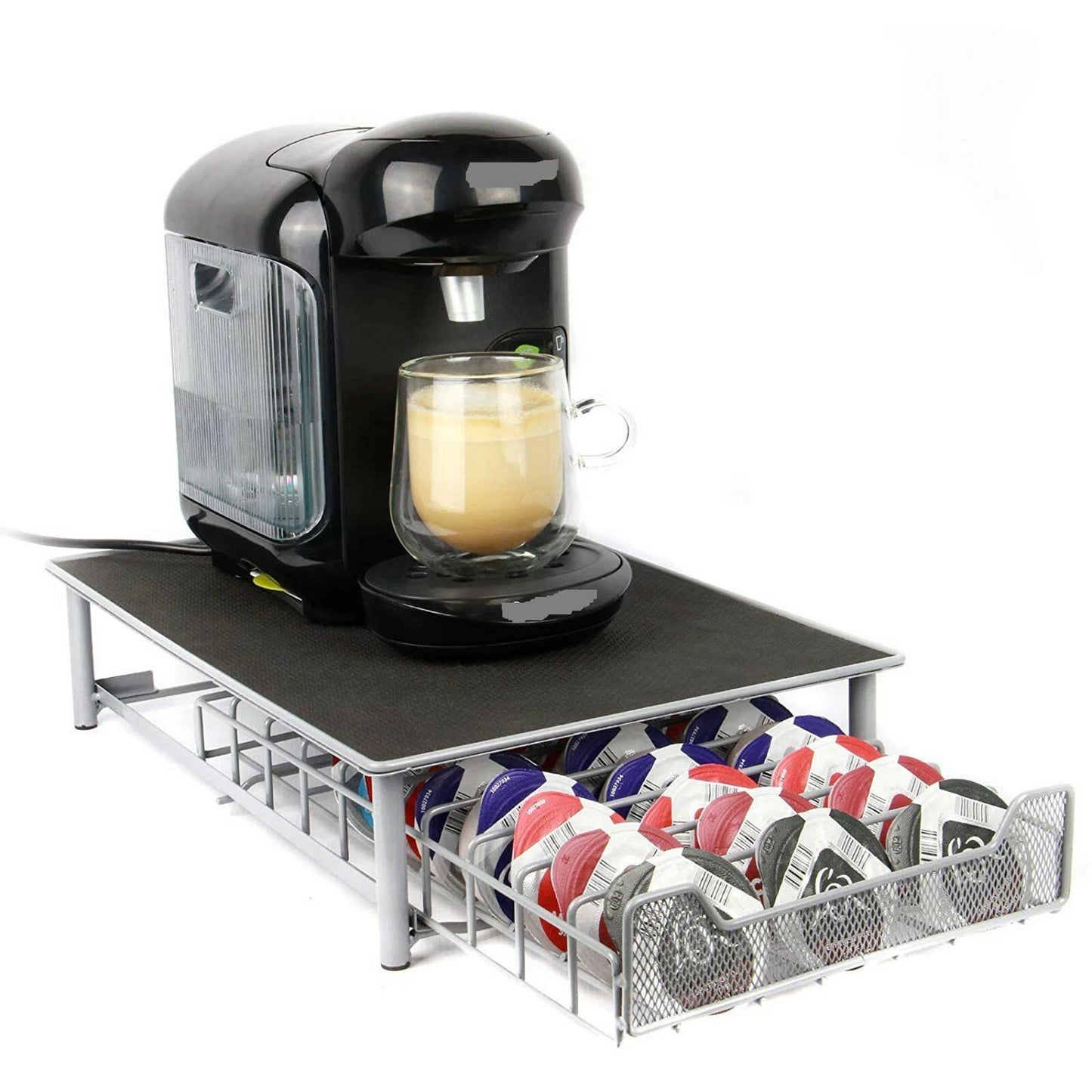 COFFEE MACHINE STAND POD CAPSULE STORAGE DRAWER HOLDER DOLCE GUSTO NESPRESSO UK