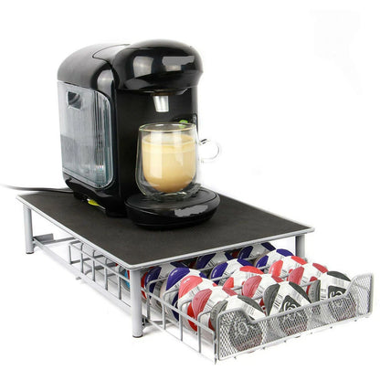 COFFEE MACHINE STAND POD CAPSULE STORAGE DRAWER HOLDER DOLCE GUSTO NESPRESSO UK