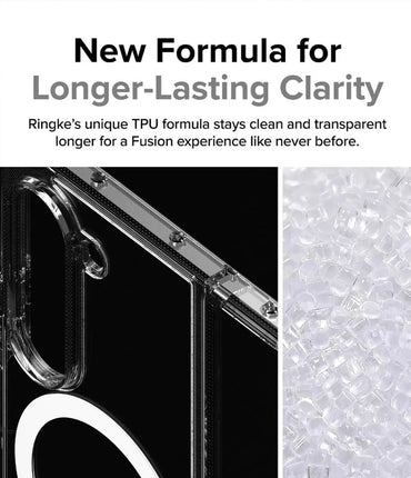 Clear Case for Samsung Galaxy Z Fold 7 Magnetic Shockproof Bumper Full Body Case