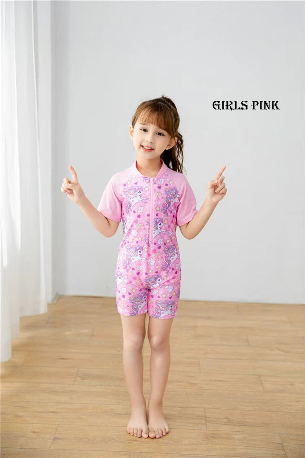 Kids Boys Girls Swimming Costume Animal Sunsuit Sunsafe Swimwear Swimsuit UK