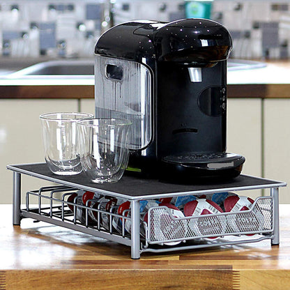 COFFEE MACHINE STAND POD CAPSULE STORAGE DRAWER HOLDER DOLCE GUSTO NESPRESSO UK