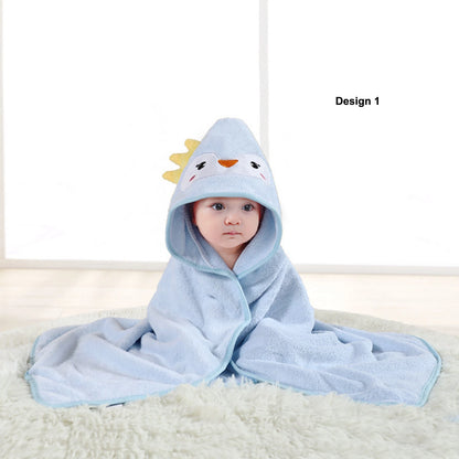 Toddler Baby Hooded Bath Towels Newborn Kids Bathrobe Soft Beach Towel Large