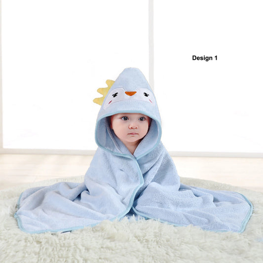 Toddler Baby Hooded Bath Towels Newborn Kids Bathrobe Soft Beach Towel Large