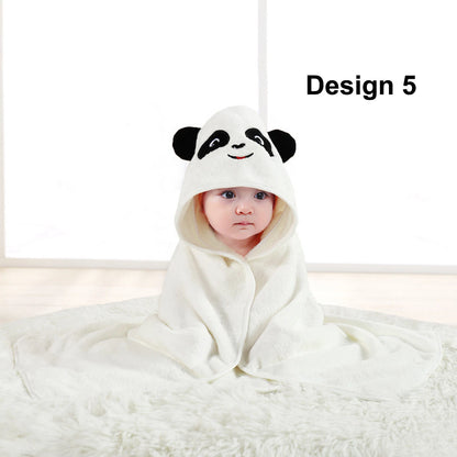 Toddler Baby Hooded Bath Towels Newborn Kids Bathrobe Soft Beach Towel Large