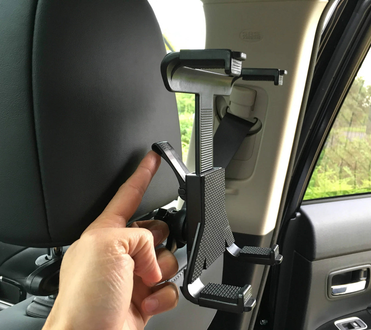 IPAD TABLET HOLDER MOUNT CRADLE IN CAR BACK SEAT HEADREST FOR ALL TABLETS